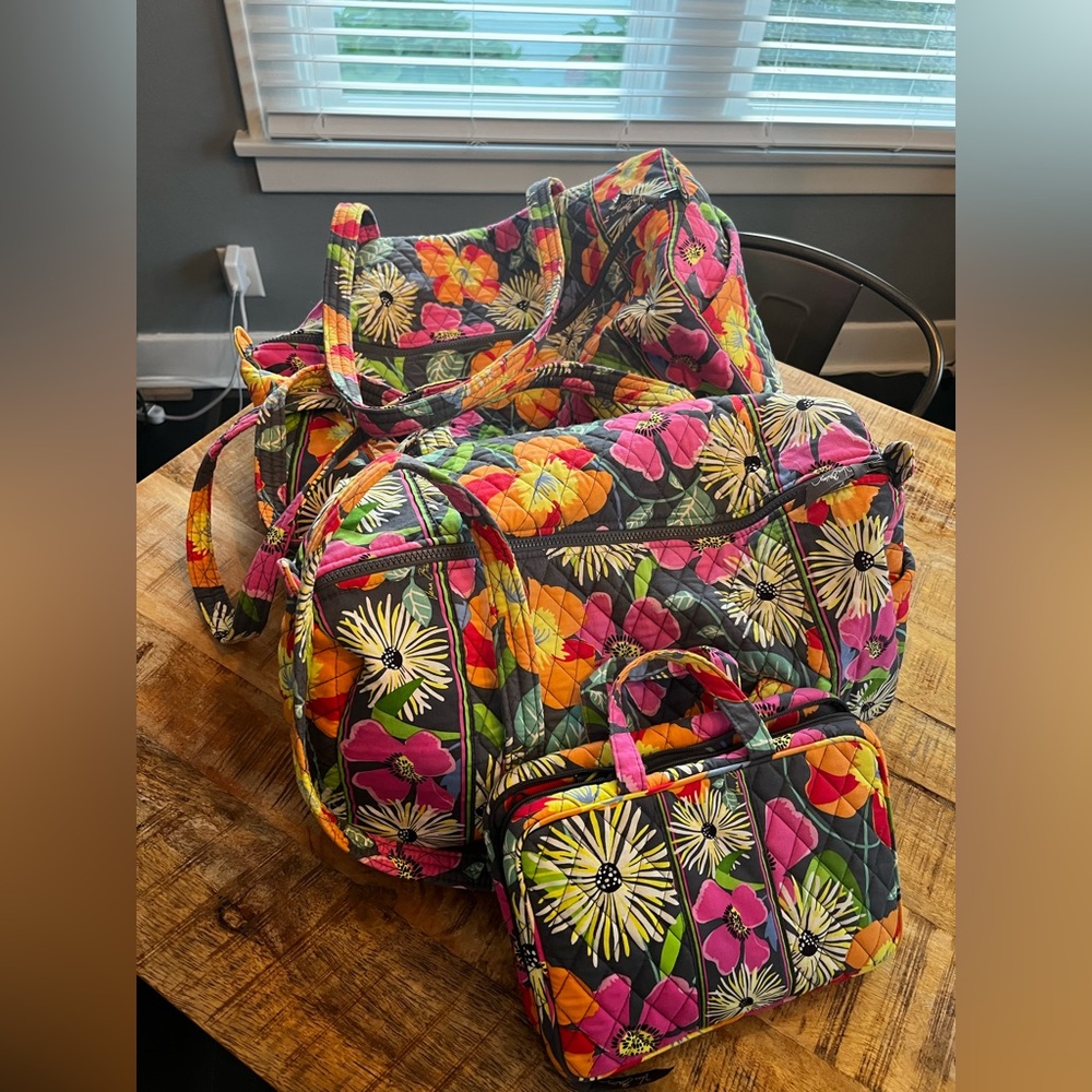 Vera Bradley Duffle Set